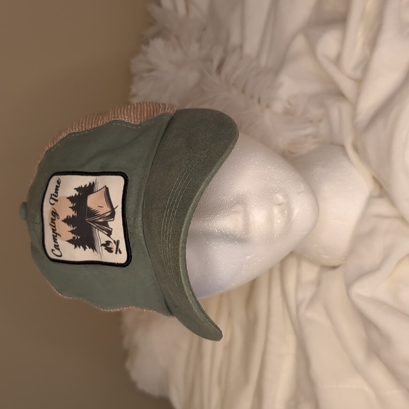 DAVID and YOUNG Camping TRUCKER HAT Adjustable Snap Back - Picture 1 of 8